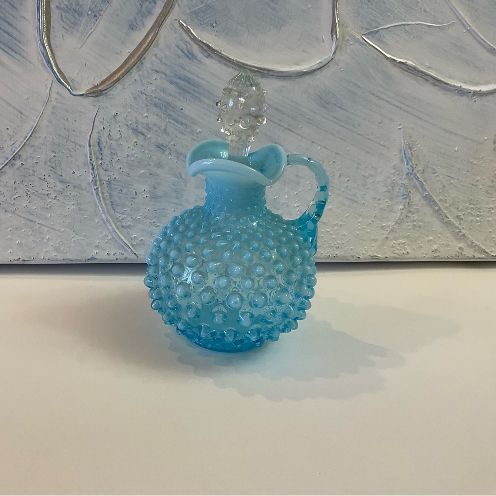 Fenton hobnail cruet